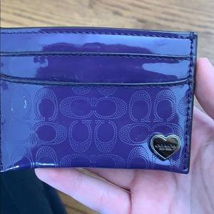 Coach card holder